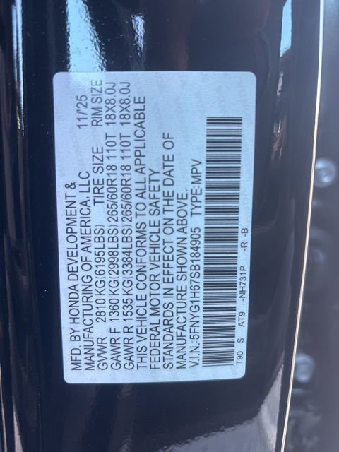 New 2025 Honda Pilot TrailSport image 28