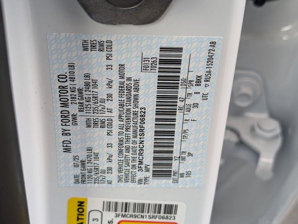 New 2025 Ford Bronco Sport Outer Banks w/ Sasquatch Outer Banks Package image 52