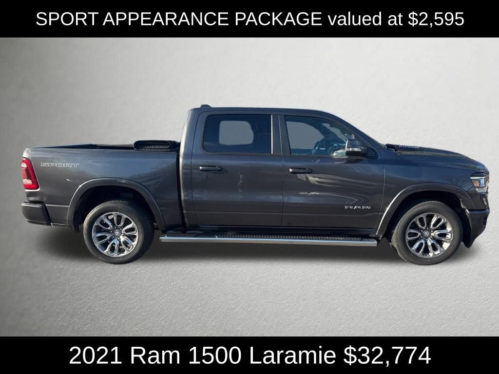 Used 2021 RAM 1500 Laramie w/ Sport Appearance Package image 2