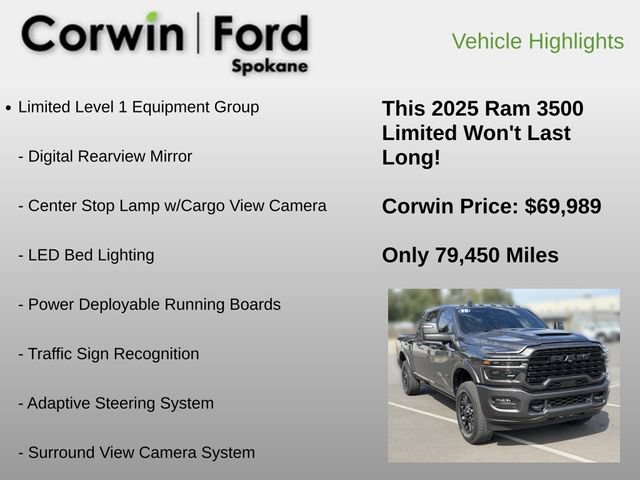 Used 2025 RAM 3500 Limited AWD/4WD image 6
