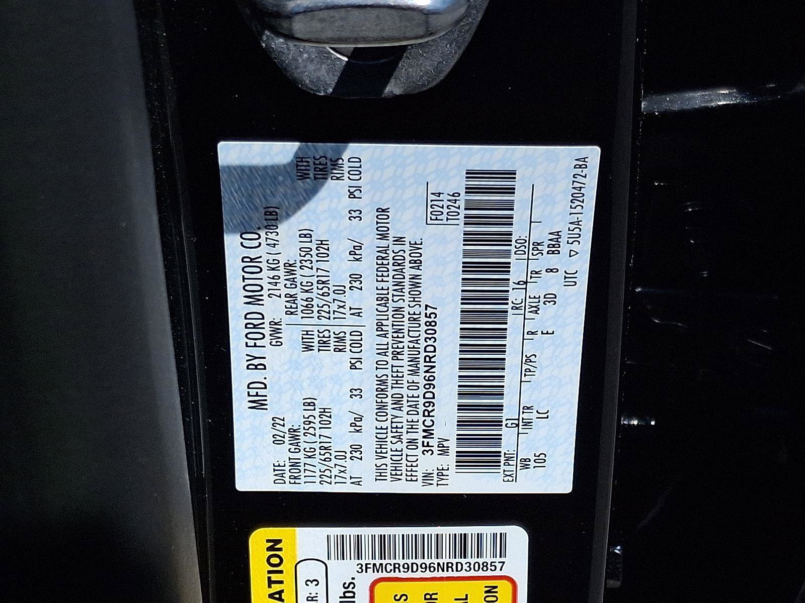 Used 2022 Ford Bronco Sport Badlands AWD/4WD image 25