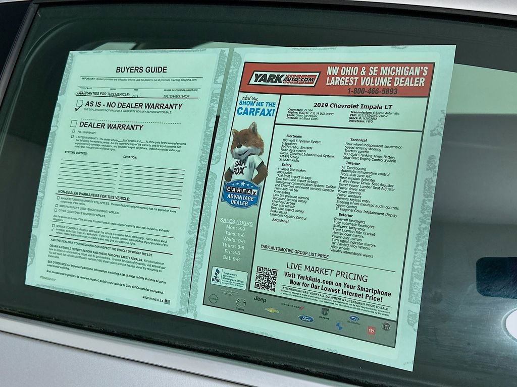 Used 2019 Chevrolet Impala LT image 14