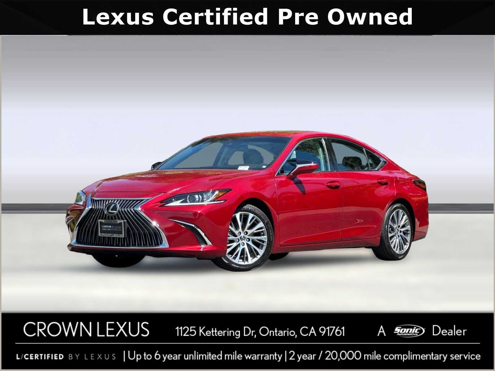 Certified 2021 Lexus ES 350 w/ Premium Package