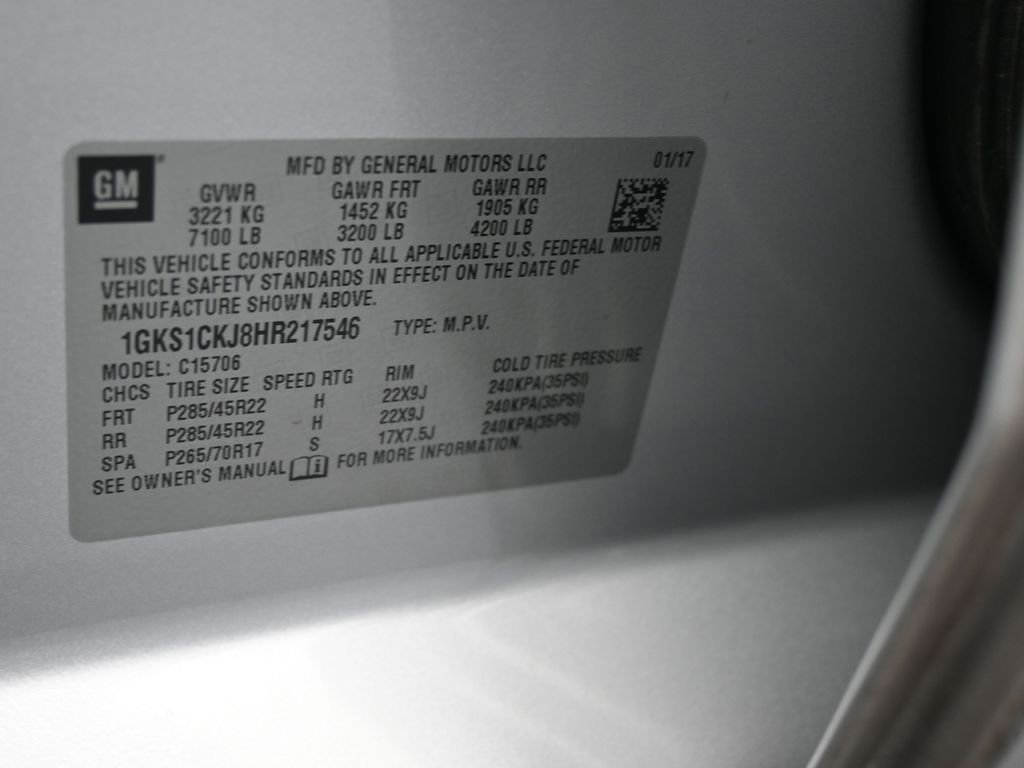 Used 2017 GMC Yukon Denali w/ Open Road Package image 18