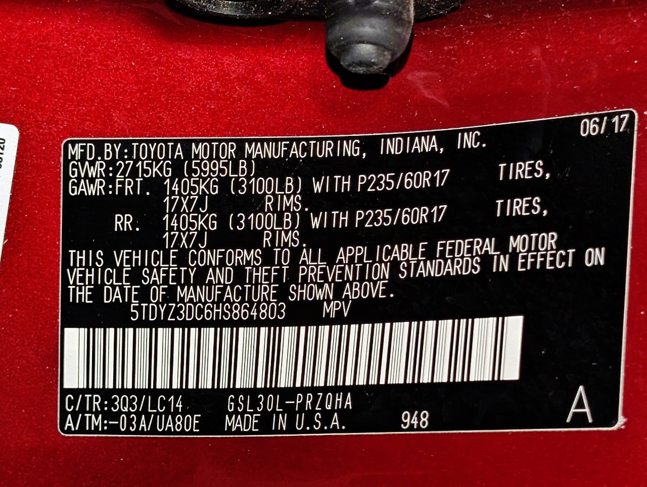 Used 2017 Toyota Sienna XLE Premium image 65