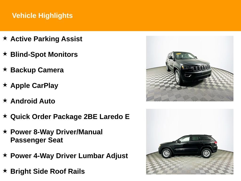 Used 2019 Jeep Grand Cherokee Laredo image 2