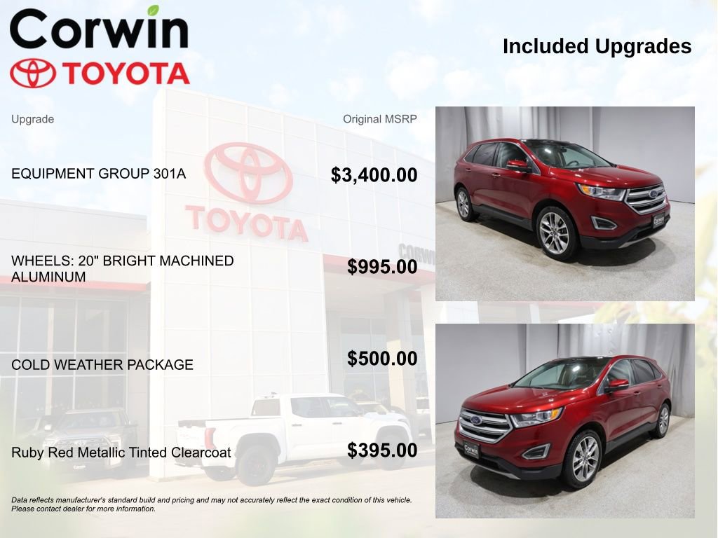 Used 2018 Ford Edge Titanium w/ Equipment Group 301A image 4