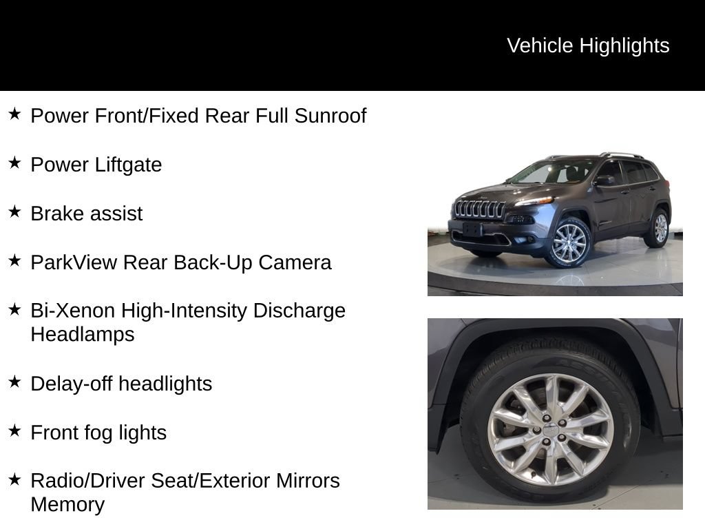 Used 2016 Jeep Cherokee Limited w/ Luxury Group AWD/4WD image 25