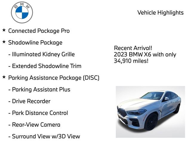 Certified 2023 BMW X6 M50i w/ Executive Package AWD/4WD image 4