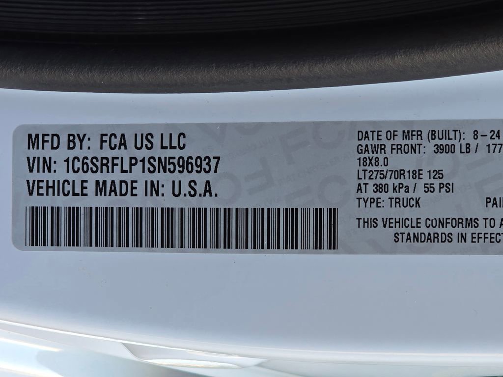 Used 2025 RAM 1500 Rebel w/ Rebel Level 1 Equipment Group image 53