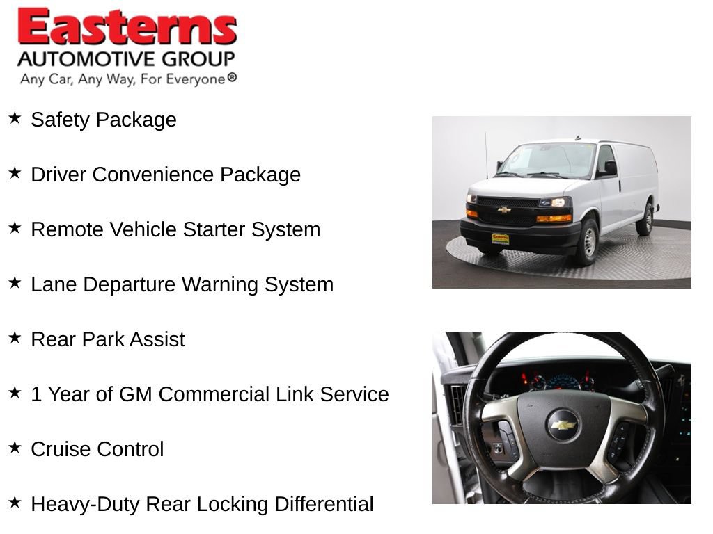 Used 2019 Chevrolet Express 2500 w/ Safety Package RWD image 11