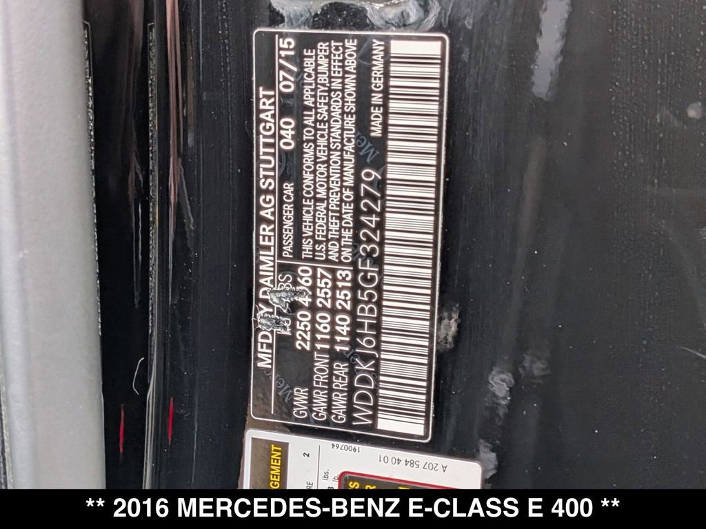 Certified 2016 Mercedes-Benz E 400 4MATIC Coupe image 30
