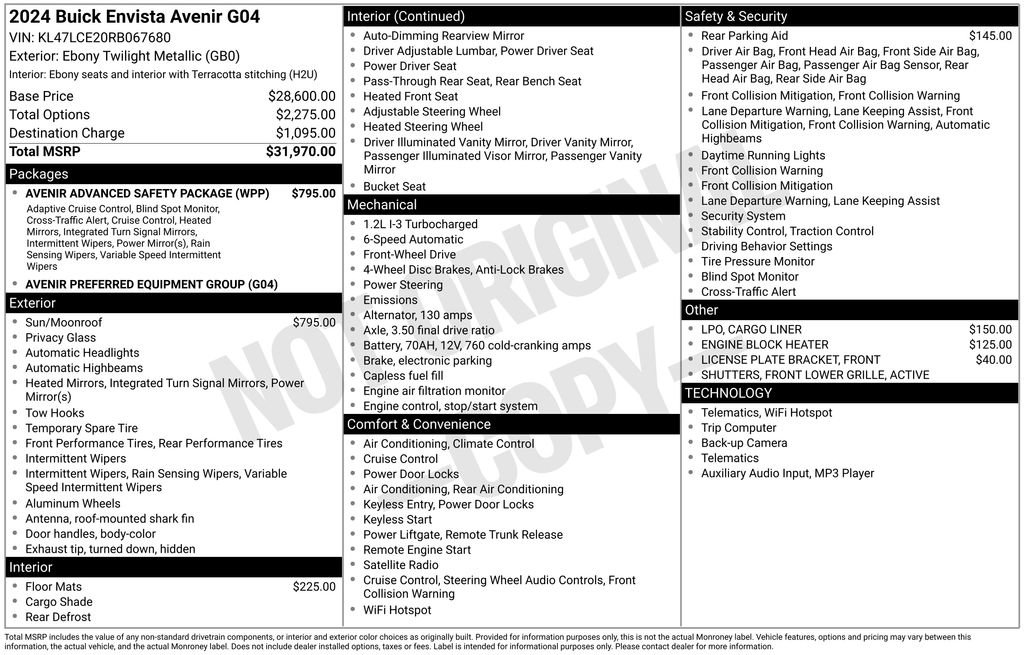 Certified 2024 Buick Envista Avenir image 4