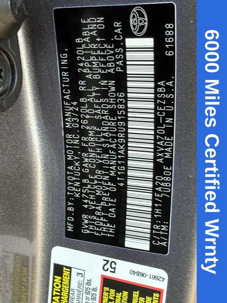 Used 2024 Toyota Camry SE FWD image 31