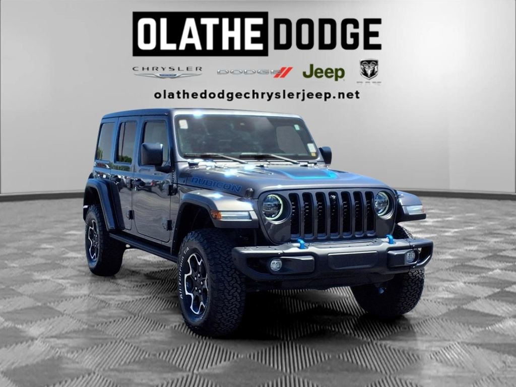 Certified 2021 Jeep Wrangler Unlimited Rubicon 4xe w/ Steel Bumper Group AWD/4WD image 29