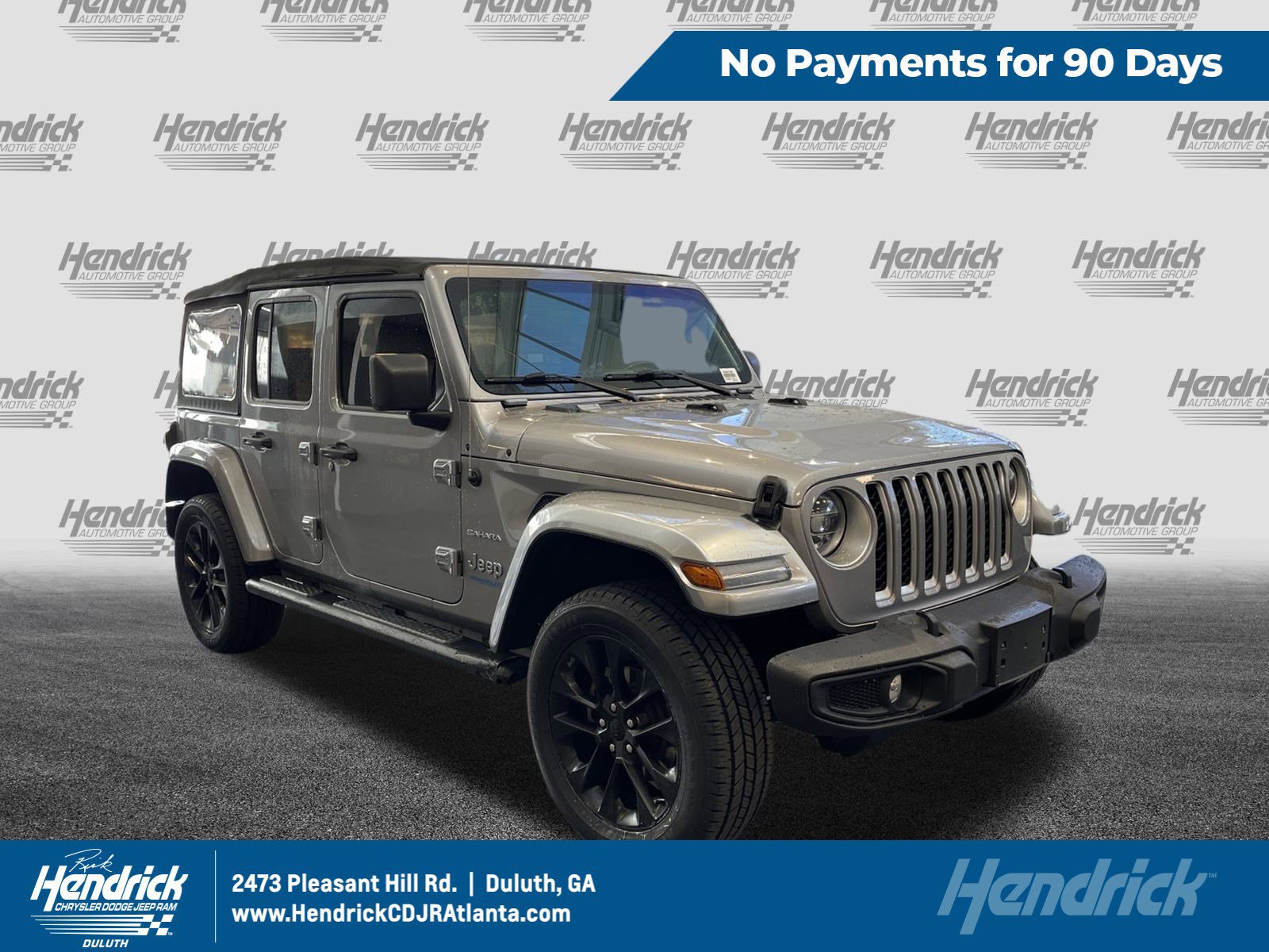 Used 2021 Jeep Wrangler Unlimited Sahara w/ Cold Weather Group AWD/4WD image 1