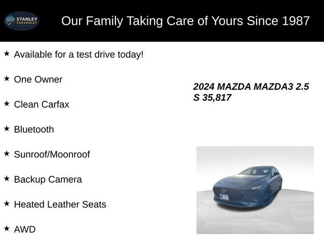 Used 2024 MAZDA MAZDA3 s AWD/4WD image 9
