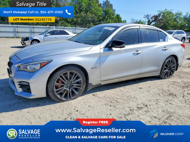 Used 2017 INFINITI Q50 Red Sport 400