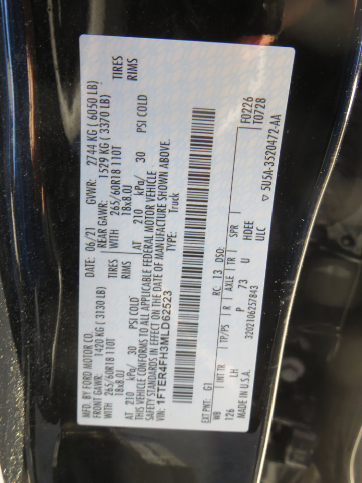 Used 2021 Ford Ranger XLT w/ Equipment Group 301A Mid image 4