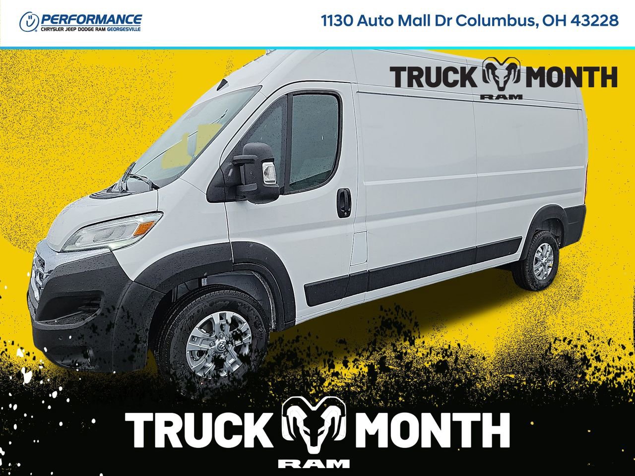 New 2025 RAM ProMaster 2500 w/ Quick Order Package 22G SLT