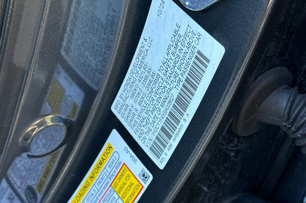 Certified 2025 Honda Accord SE image 27