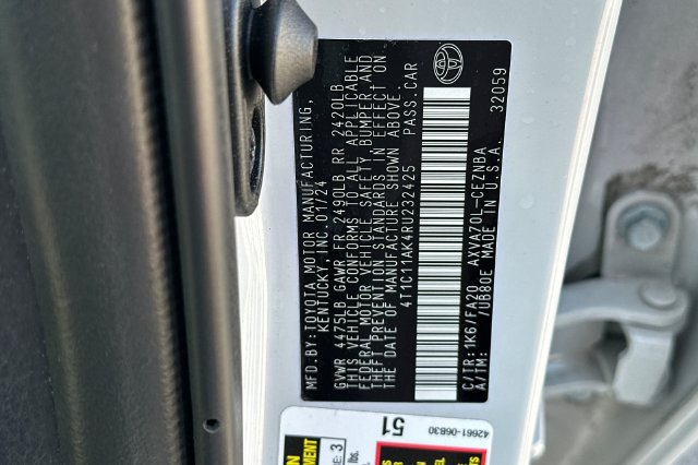Certified 2024 Toyota Camry LE FWD image 32