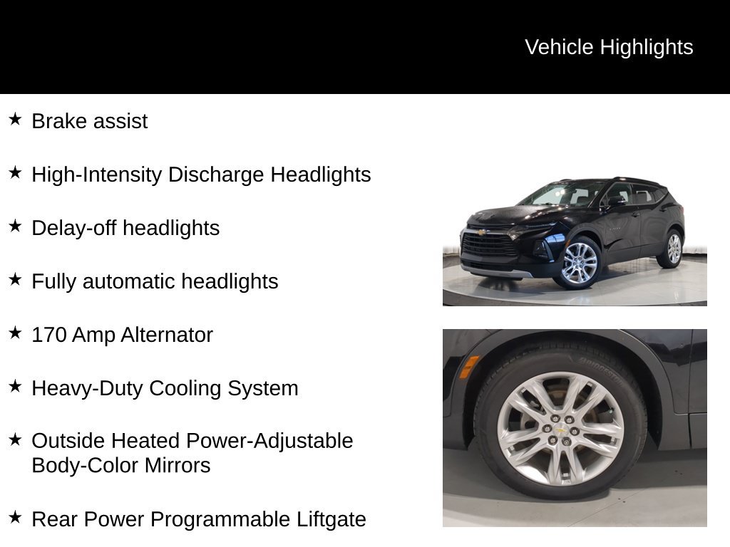 Used 2019 Chevrolet Blazer LT w/ Sun and Wheels Package AWD/4WD image 38