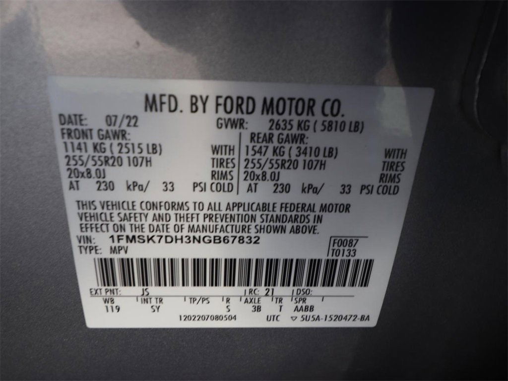 Used 2022 Ford Explorer XLT w/ Equipment Group 202A image 26