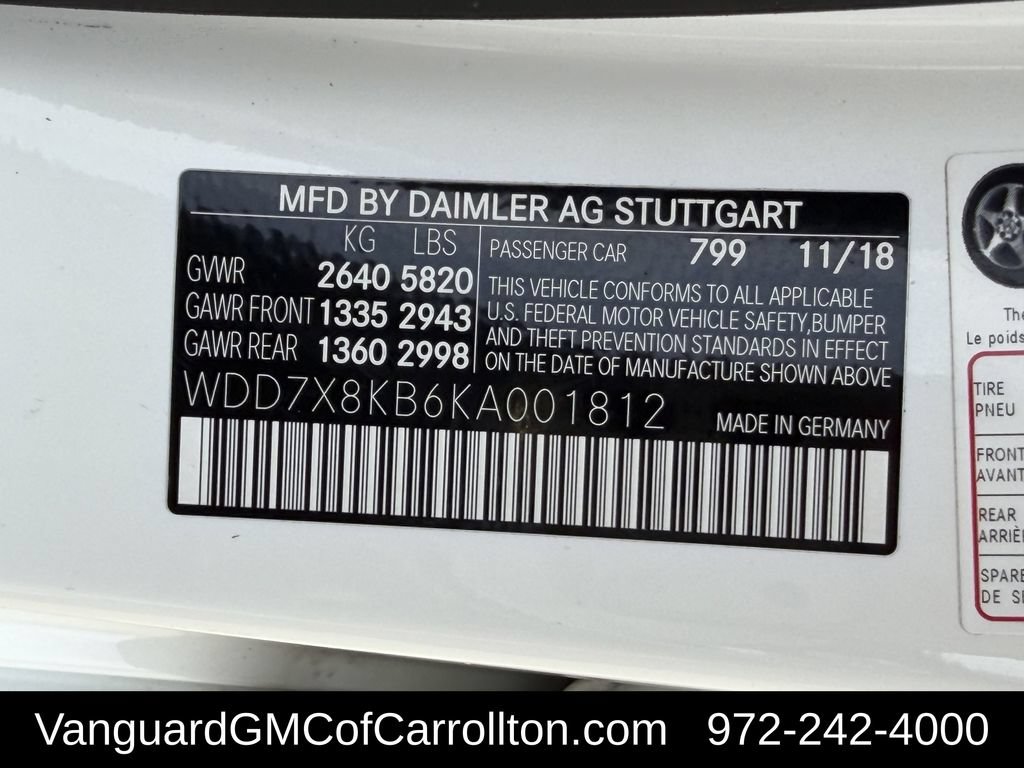 Used 2019 Mercedes-Benz AMG GT 63 S image 35