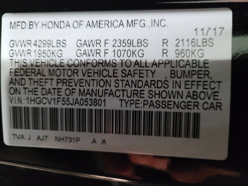 Used 2018 Honda Accord EX-L image 33