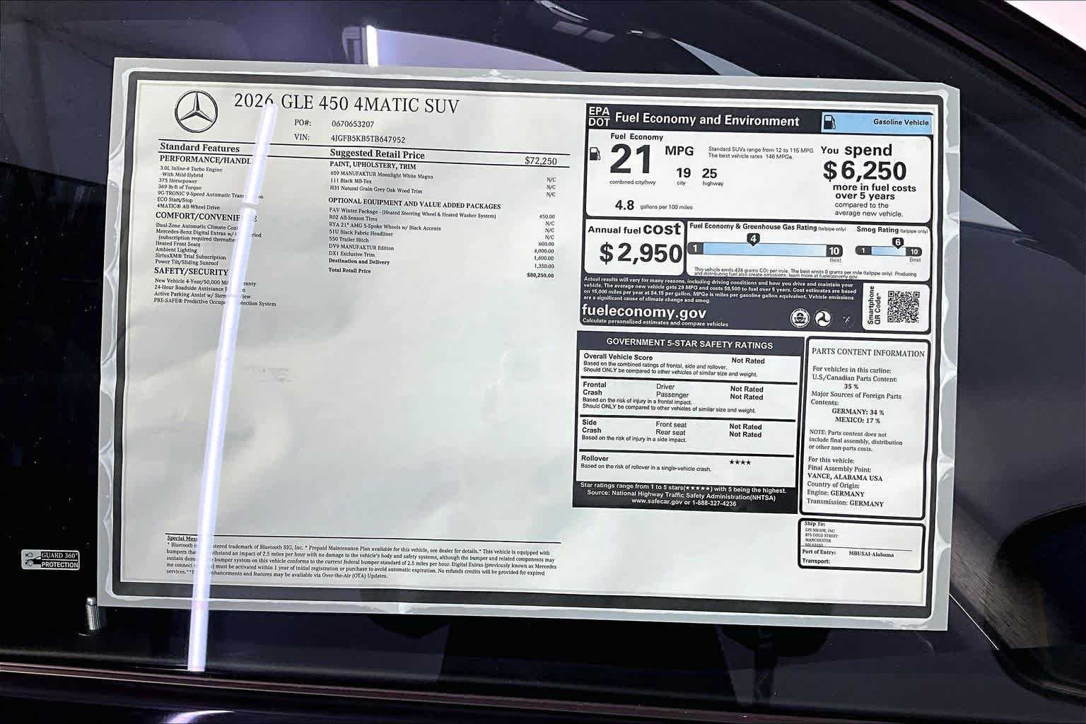 New 2026 Mercedes-Benz GLE 450 4MATIC image 18