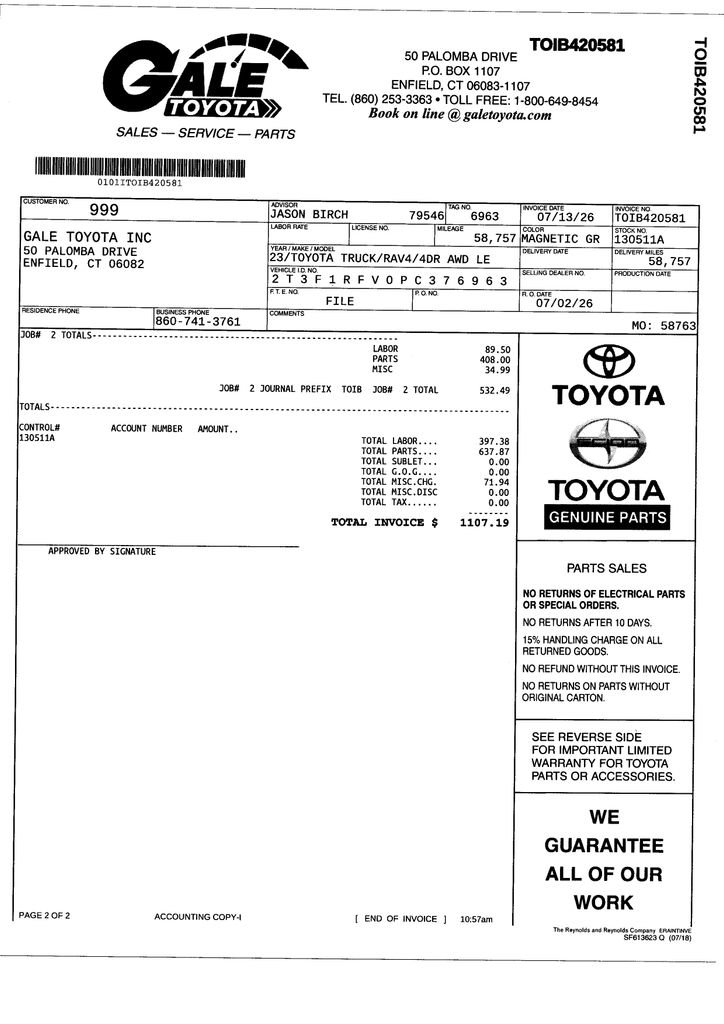 Used 2023 Toyota RAV4 LE AWD/4WD image 13