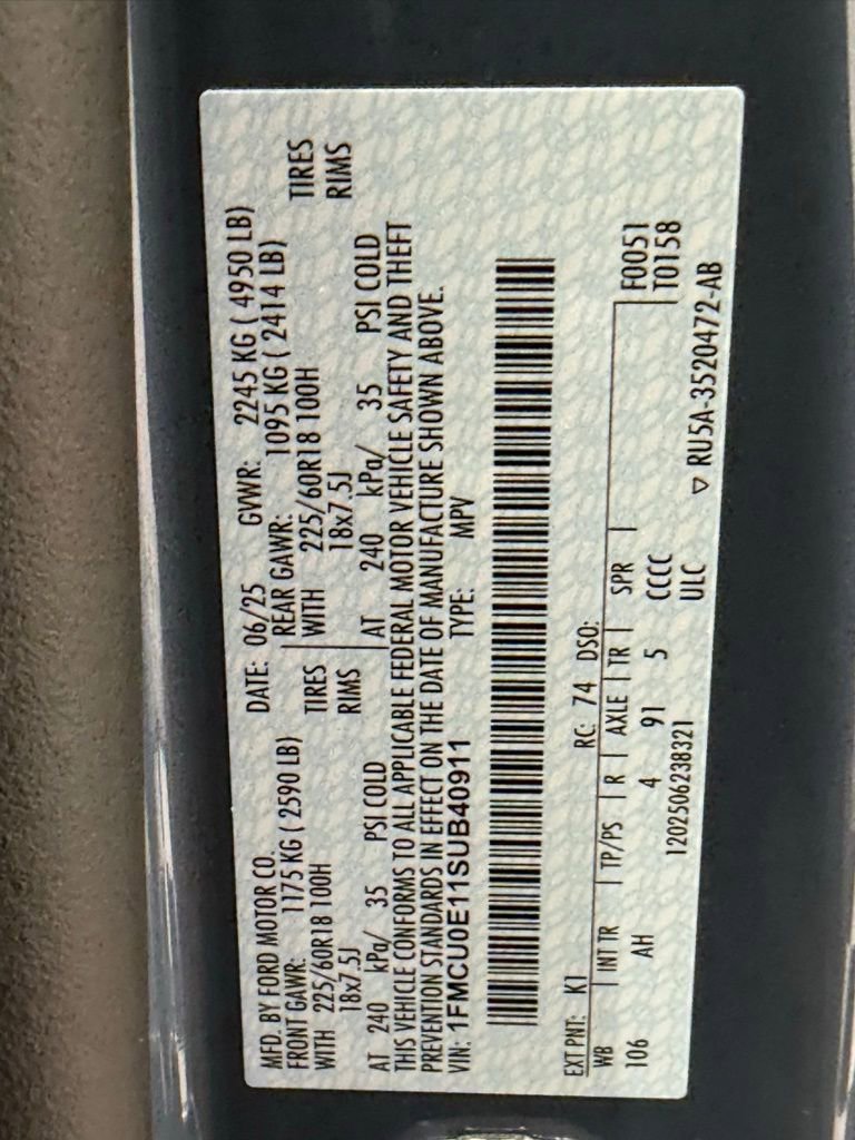 New 2025 Ford Escape SE w/ PHEV Premium Package image 46