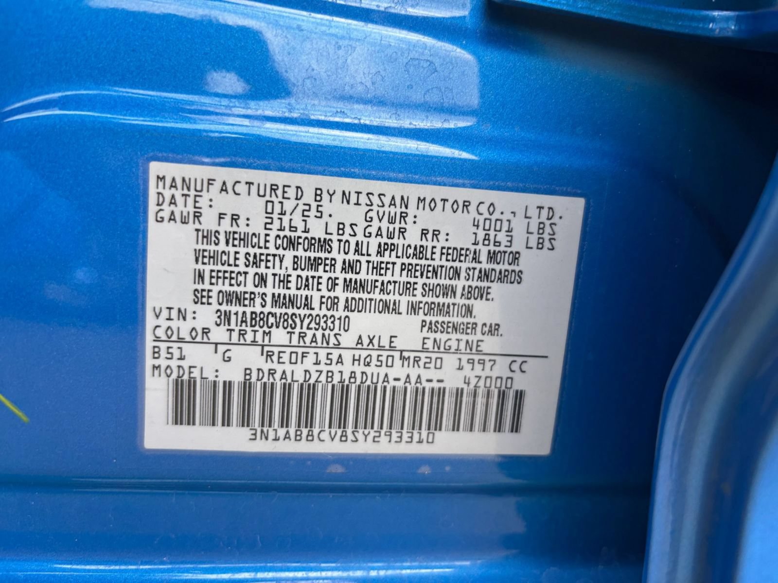 Used 2025 Nissan Sentra SV FWD image 22