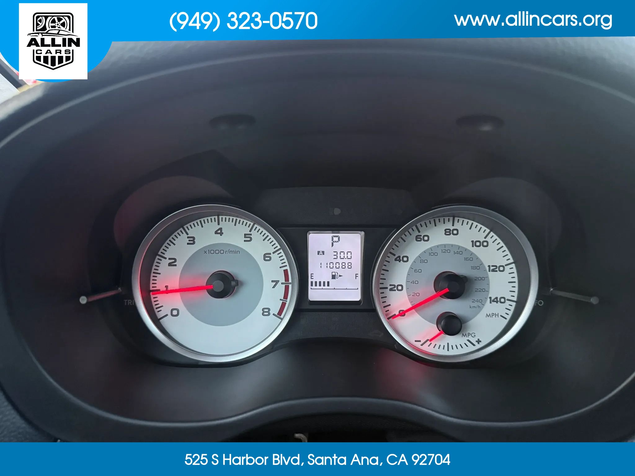Used 2012 Subaru Impreza 2.0i Premium AWD/4WD image 11