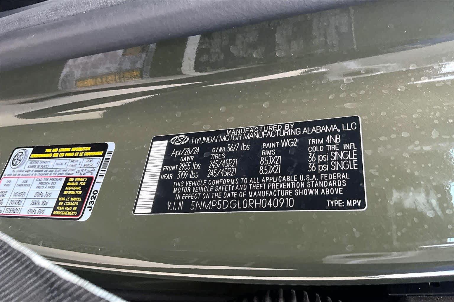 Used 2024 Hyundai Santa Fe Calligraphy AWD/4WD image 32
