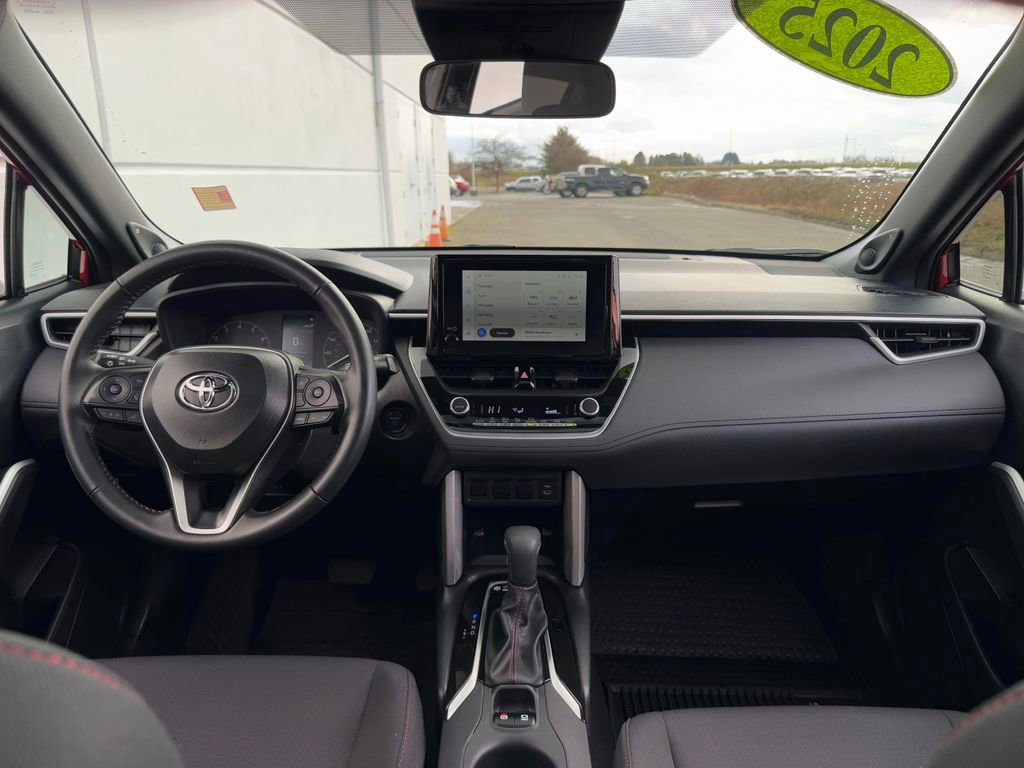 Certified 2025 Toyota Corolla Cross Hybrid Nightshade w/ Moonroof Package image 12