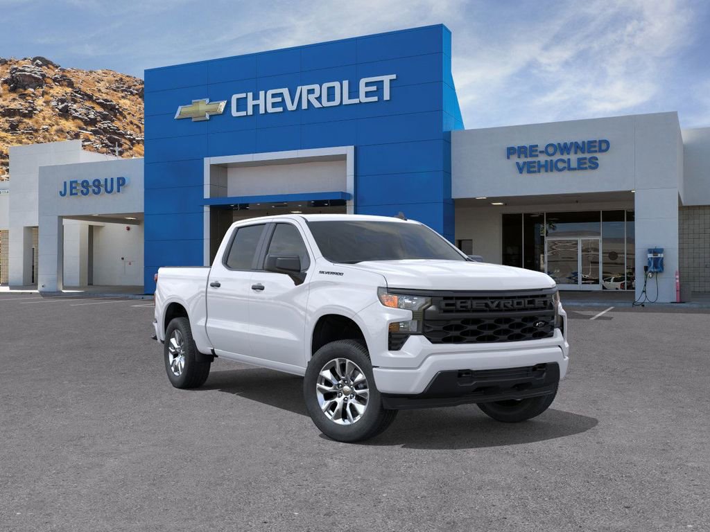 New 2025 Chevrolet Silverado 1500 Custom w/ LPO, Dark Essentials Package image 1