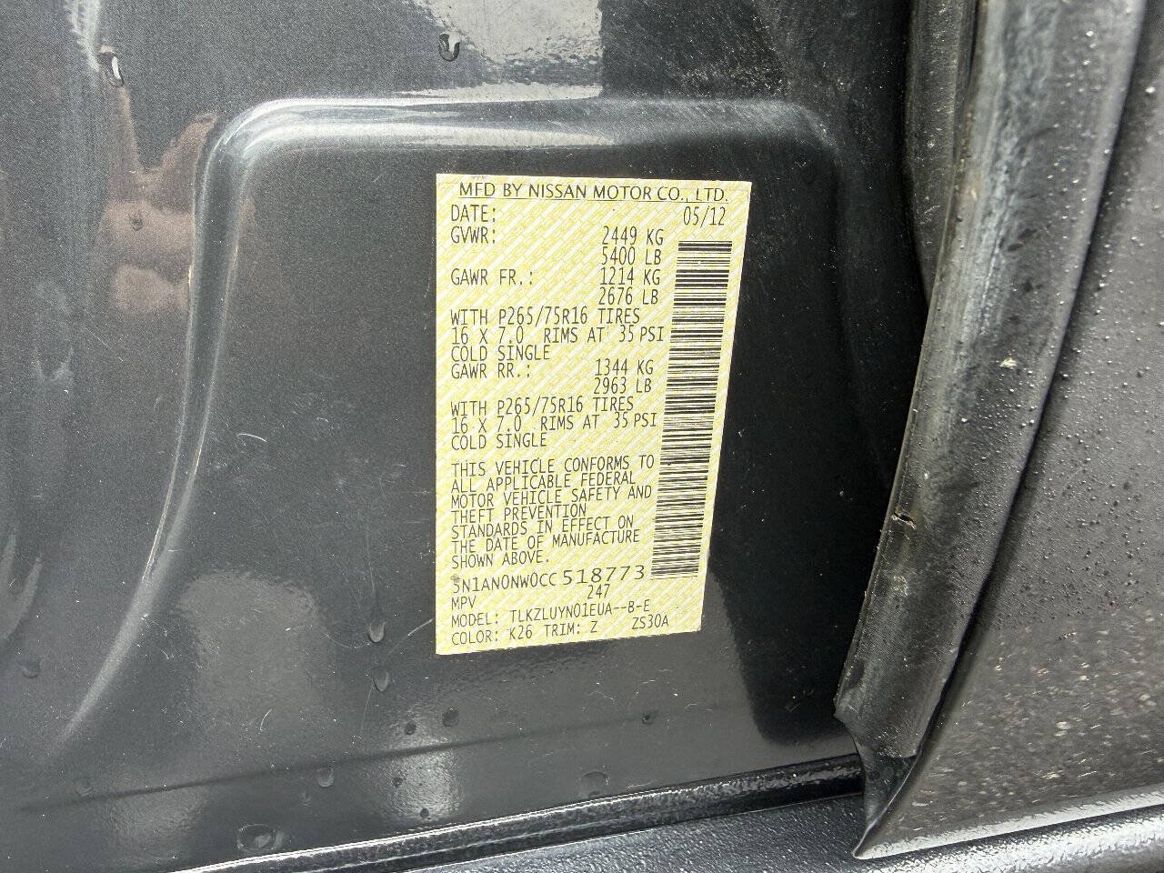 Used 2012 Nissan Xterra PRO-4X AWD/4WD image 19