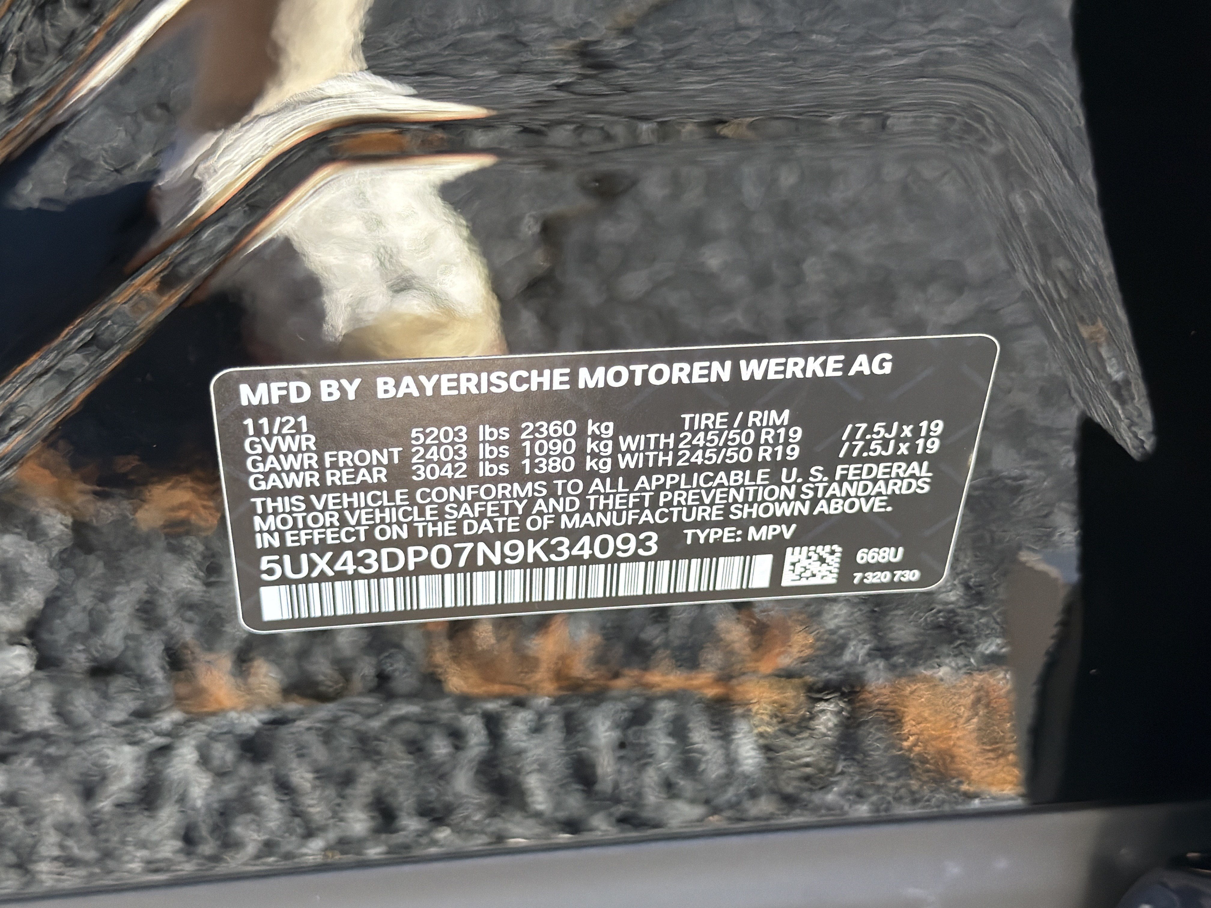 Used 2022 BMW X3 sDrive30i w/ Convenience Package RWD image 32