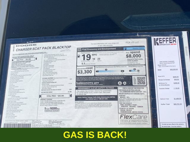 New 2026 Dodge Charger Scat Pack w/ Blacktop Package image 45