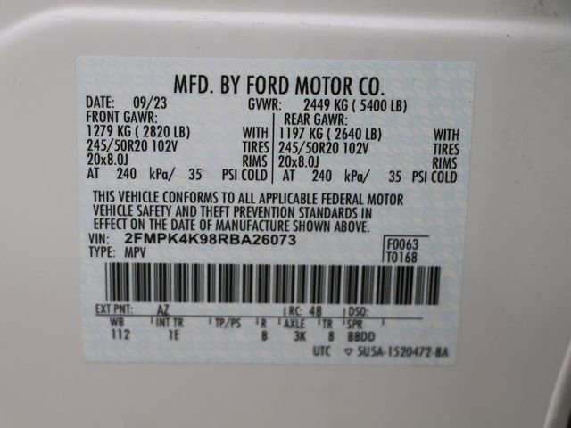 Used 2024 Ford Edge Titanium w/ Equipment Group 301A AWD/4WD image 31