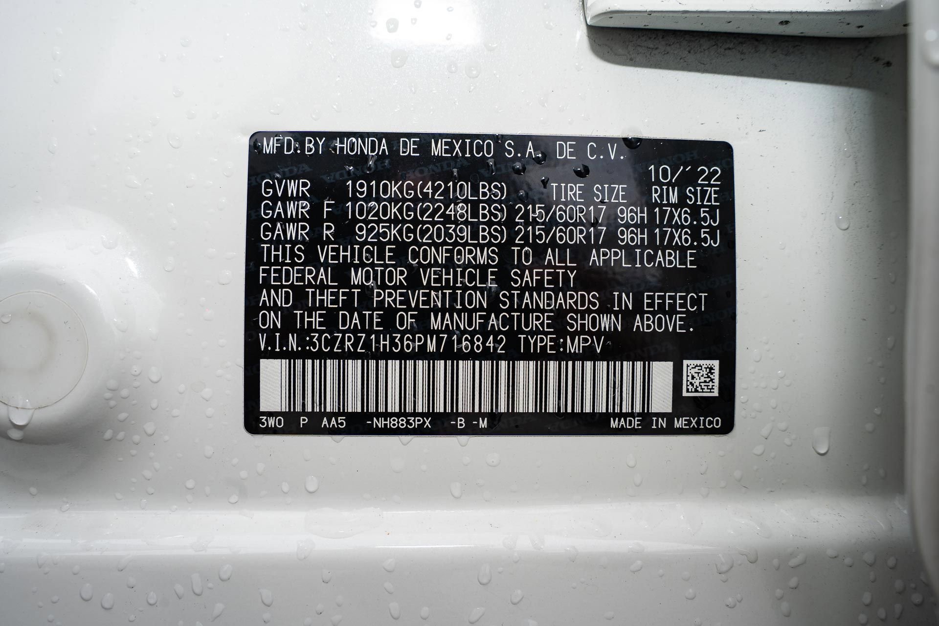 Used 2023 Honda HR-V LX image 36