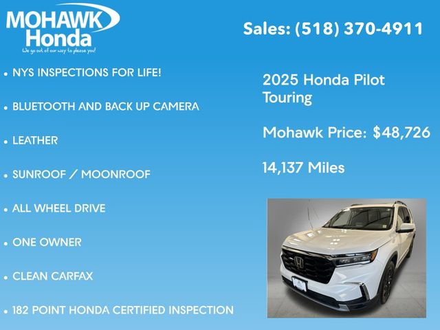 Certified 2025 Honda Pilot Touring image 8