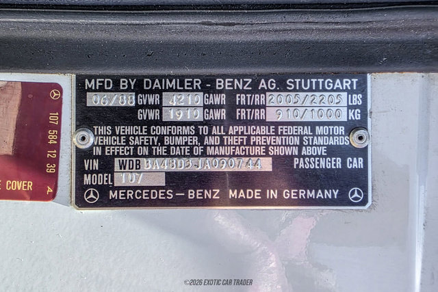 Used 1988 Mercedes-Benz 560 SL image 72