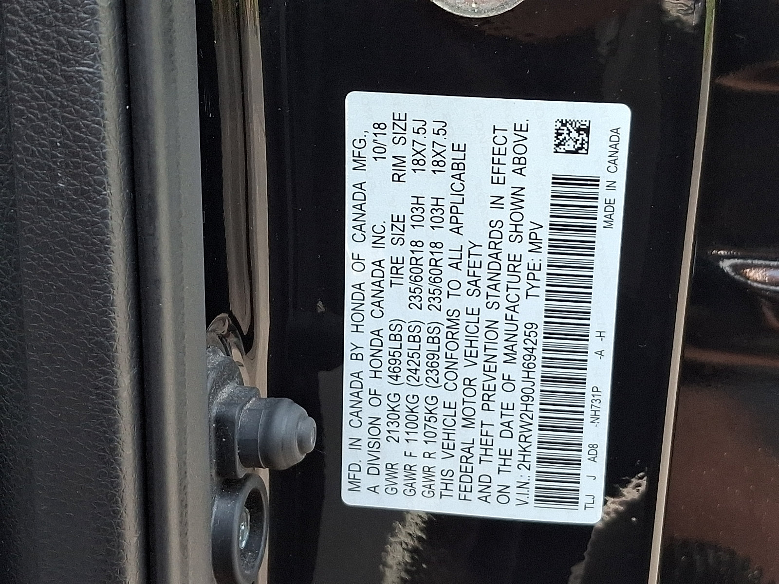 Used 2018 Honda CR-V Touring image 28