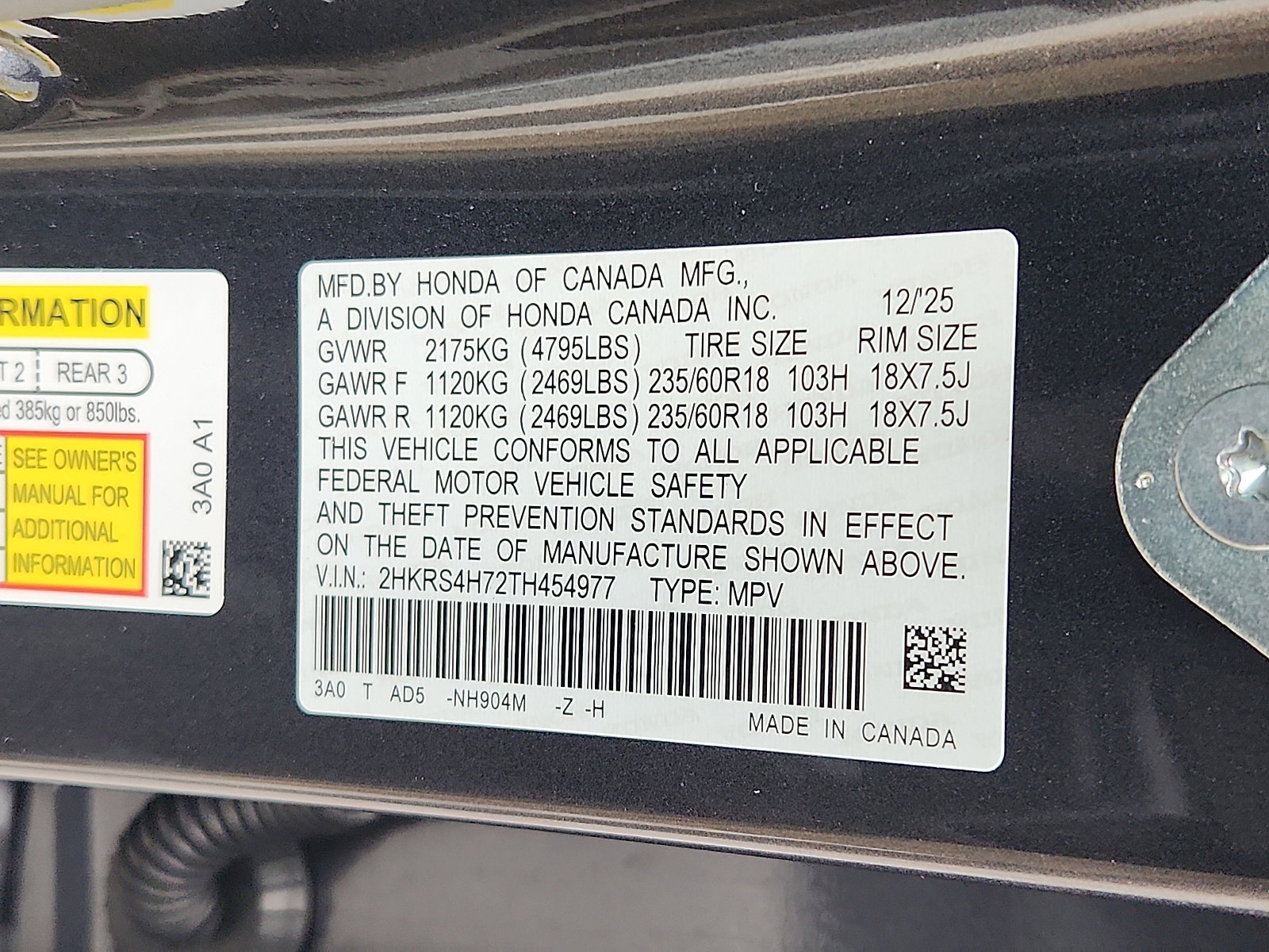 New 2026 Honda CR-V EX-L image 17