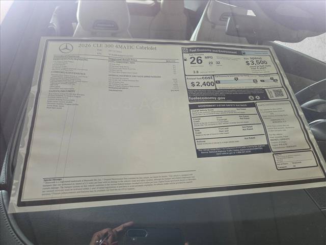 New 2026 Mercedes-Benz CLE 300 4MATIC Cabriolet image 17