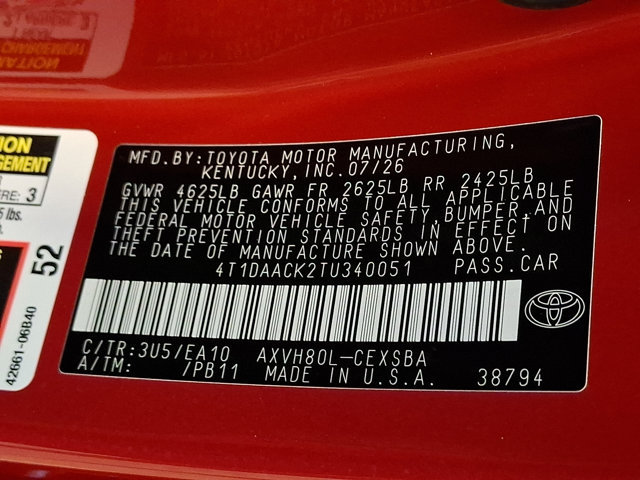 Used 2026 Toyota Camry SE FWD image 26