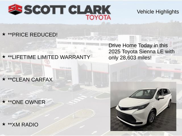 Used 2025 Toyota Sienna LE FWD image 12